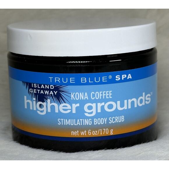 True Blue Spa Kona Coffee Higher Grounds Stimulating Body Scrub Discontinued - Picture 1 of 5
